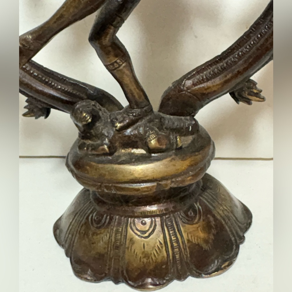 Bronze Dancing Hindu god  Shiva Nataraja CR1 - Picture 8 of 8